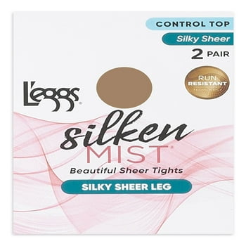 Buy Hanes L'Eggs Silken Mist Silky Sheer Control Top Run Resistant