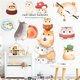 thumbnail image 3 of Bunch of Cute Small Hamsters Wall Stickers, sacinora Cartoon Animal DIY Wall Decal Removable Vinyl Peel and Stick for Kid Baby Living Room Children's, 3 of 4