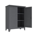 thumbnail image 3 of Metal Tool Storage Cabinet, Heavy-Duty Steel Garage Cabinet with Pegboard & Adjustable Shelves, Ample Storage for Garage Warehouse Garden Office Living Room Bathroom Utility Room, 3 of 11