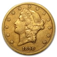 thumbnail image 2 of 1890-CC $20 Liberty Gold Double Eagle VF-30 PCGS, 2 of 4