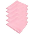 thumbnail image 1 of BESTYASH 5Pcs Pink Napkin Prevent Spills And Stains For Parties, 1 of 8