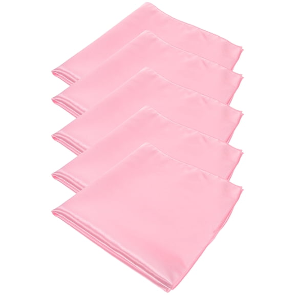 Toyvian Set of 5 Soft Washable Fabric Dusty Napkins for Home Dining, Kitchen Use and Special Occasions