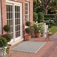thumbnail image 3 of Safavieh Courtyard Naomi Geometric Indoor/Outdoor Area Rug, Brown/Gray, 8' x 10', 3 of 11