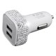 thumbnail image 1 of Scienceny Enchufe del de coche de coche de diamante hecho a mano Accesorios de coche de coche USB de cristal ostentoso Vehículos, repuestos y accesorios Mis No. 4 Scienceny VI008713-04, 1 of 6