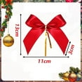 thumbnail image 6 of Duslogis 48 Pcs Christmas Bow Ribbon Bow for Christmas Tree, Christmas Wreath, Gift Decoration, Red, 3CM, 6 of 7