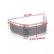 thumbnail image 5 of Motorcycle front fender decorative skirt protective cover compatible with Harley Touring Road King Electra Glide Ultra Glide FLHR FLHX 1980-2013, 5 of 5