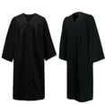 thumbnail image 4 of TOPTIE Robe de Collation des Grades Noire Mate Unisexe pour Choeur - Noir - 48, 4 of 6