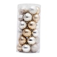 thumbnail image 1 of 30 piezas de adornos de bolas de Navidad, decoraciones para árboles de Navidad, colgantes inastillables para corona, fiesta en casa, año Nuevo, 1 of 7