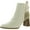 Beige, variant on LifeStride Womens Foxy Faux Suede Almond Toe Ankle Boots