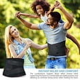 thumbnail image 6 of ORTONYX Back Brace for Man and Women with Lumbar Pad - Lower Back Support Belt  Neoprene Free Breathable Fabric - Pain Relief for Herniated Disc, Sciatica, Scoliosis -XL/XXL 39.7"-47.6" Black, 6 of 9