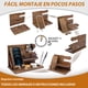 thumbnail image 4 of Cipaher Soporte de Sobremesa de Madera Maciza Organizador Multiusos para Teléfonos Relojes Gafas y Llaves, 4 of 5