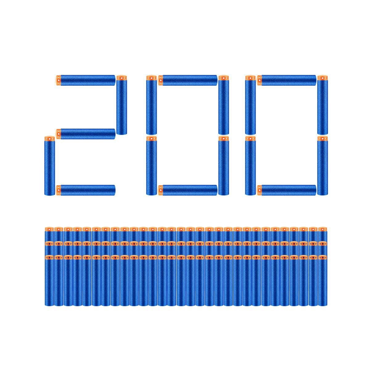 Ensemble de recharge de fléchettes XSHOT Insanity (200 fléchettes) par ZURU