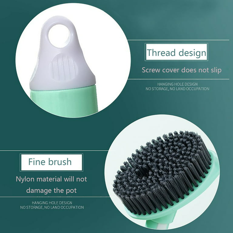 Tiitstoy Household Cleaning Brush,Press Type Automatic Liquid