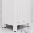 thumbnail image 6 of Water Creation Mia 18" Wood Single Bathroom Vanity in Pure White/Chrome, 6 of 7