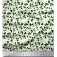 thumbnail image 1 of Soimoi Cotton Voile Fabric Leaves & Floral Artistic Printed Craft Fabric by The Yard 42 Inch Wide, 1 of 3