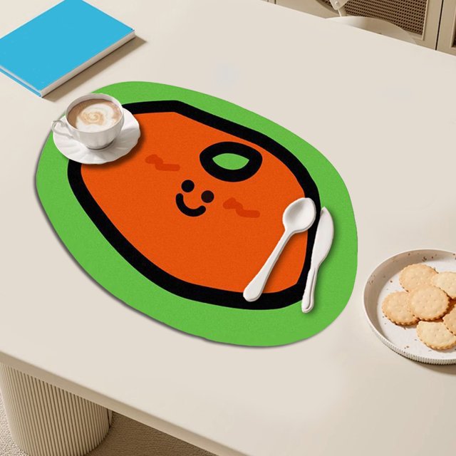 Fiudx Tapete de Cocina, Diseño Absorbente de Agua con Forma Linda, Tela Suave Antideslizante, Uso Versátil para Encimeras o Baños, Ideal para Mejoras En El Hogar, Fácil de Limpiar y Mantener.