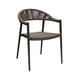 thumbnail image 1 of Silla Prage Durex Furniture Estructura DARK GREY 14469 Cuerda DARK GREY HF-002 SEAT SL DARK BROWN 50065, 1 of 3