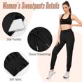 thumbnail image 4 of Women's Sweatpants with Pockets Soft Lounge Pants Casual Athletic Jogger Pants Drawstring for Workout Yoga Running, 4 of 7