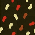 thumbnail image 1 of Ahgly Company Machine Washable Indoor Square Transitional Black Brown Area Rugs, 6' Square, 1 of 7