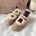 thumbnail image 5 of Babcutegg Girls Winter Snow Boots Warm Fleece Lined Thick Sole Non Slip Shoes Kids Flat Casual Boots Mint Green Size 12.5 Little Kid, 5 of 10