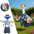 thumbnail image 6 of Sruoe Porch Goose Outfits, 23" Porch Goose Clothes for Lawn Yard and Patio Decoration, Lawn Goose Clothing for Cement Goose Lawn Goose Outfit, Garden Goose Costume, 6 of 9