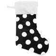 thumbnail image 4 of SKYSONIC Christmas Stocking Personalized Polka Dot Large Candy Stocking Hanging Gift Xmas Stockings Decoration 1 PC for Family Holiday Party Ornaments Decor Fireplace, 4 of 7