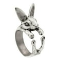 thumbnail image 4 of Dalazy Retro Rabbit Opening Finger Rings Adjustable Gifts for Women Girls Boy Party, 4 of 9
