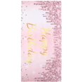 thumbnail image 1 of Birthday Party Backdrop Banner Happy Birthday Hanging Decor Rose Gold 180x90cm Background Decor 1Pack, 1 of 5