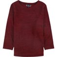 thumbnail image 1 of Karen Scott Sudadera de microforro polar para mujer, rojo, 3X, 1 of 1