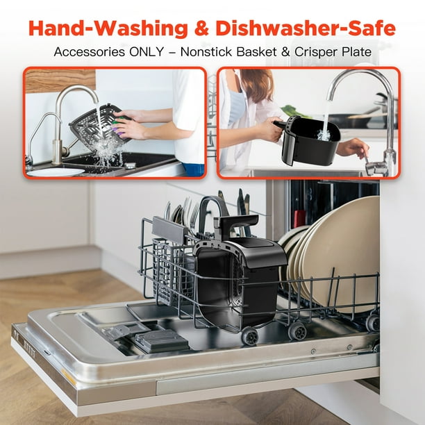 Famistar 7.5QT Air Fryer Oven with Digital LED, 8-in-1, 100PCS Air