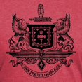 thumbnail image 3 of CafePress - Psi Upsilon Black And White Crest T Shirt - Mens Tri-blend T-Shirt, 3 of 4