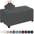 thumbnail image 3 of Bewildely Cubierta duradera del taburete del poliéster de la protección total para los muebles hecha con la cubierta del sofá del poliéster Decoración del hogar café oscuro SG, 3 of 6