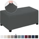 thumbnail image 3 of Cateissary Funda de sofá de bajo mantenimiento, fácil de cuidar, para limpiar muebles, funda protectora para taburete, antideslizante Decoración del hogar gris oscuro l, 3 of 6
