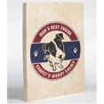 thumbnail image 1 of One Bella Casa 74631WD11 11 x 14 in. Mans Best Friend Carpets Worst Enemy Canvas Wall Decor, Multicolor, 1 of 1