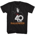 thumbnail image 3 of Halloween 40 Years Classic Black Adult T-Shirt, 3 of 3