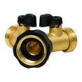 thumbnail image 2 of Gilmour 3/4 in. Brass Threaded Male Y-Hose Connector with Shut Offs, 2 of 2