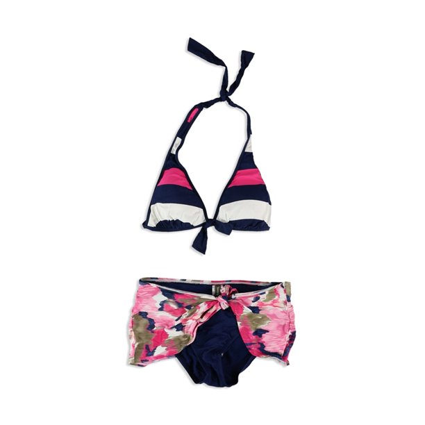Bikini reversible de 2 piezas Tommy Bahama para mujer color rosa pequeño