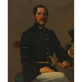 thumbnail image 2 of Franz Eybl 12x14 Black Ornate Wood Framed Double Matted Museum Art Print Titled: Georg Ritter Von Hofmann, Mountain Captain of the K.K. Mountain Major for Austria (Around 1850), 2 of 5