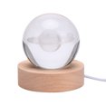 thumbnail image 5 of 3D Saturn Crystal Ball, Glass Ball Night Lamp with Wood Base Fantasy Decor, Planets Ball Lamps for Birthday Christmas, Astronomy Space Gifts for Boys Kids, 5 of 17