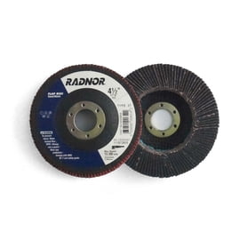 

Radnor by Norton 4 1/2 X 7/8 80 Grit Type 27 Flap Disc (14 Pack)