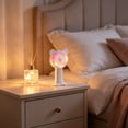 thumbnail image 5 of Dvumao 3-Speed Mini Handheld Fan, USB Rechargeable Portable Fan with LED Light, Base & Charging Cable, 5 of 6