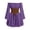 Purple, variant on Women Dress Off Shoulder Renaissance Costume Corset Dresses Bell Sleeve for Fairy Goth Halloween Medieval Party, M