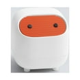 thumbnail image 3 of Desktop Trash Can Home Kitchen Storage Bucket Office Garbage Basket White, 3 of 8