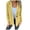 Yellow, variant on Women Solid Color Blazer Wool Blend Causal Business Office Open Front Blazers Jacket for 2025 Fall Yellow, M