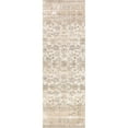 thumbnail image 6 of Nuloom Sia SplashGuard Vintage Floral Machine Washable Area Rug, 2' 6" x 8', Runner, Sia Beige, 6 of 9