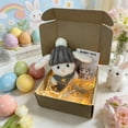 thumbnail image 6 of ERTZAE&nbsp;Bunny Hug Cute Easter Crochet Doll with LED Light,18cm Pink,Inspirational Card Included,Easter Bunny Plush in a Box: 2026 Mini Hugging Rabbit,Inspirational Basket Stuffer, 6 of 7