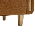 thumbnail image 5 of Christopher Knight Home 78.7" Modern Sofa with Rubberwood Legs and Stylish Armrests, 3 Seats, Orange, 5 of 9