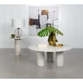 thumbnail image 2 of Astoria 2-piece Marble Coffee and End Table Set White, 2 of 9
