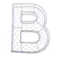 thumbnail image 2 of Romantic Iron Alphabet R Frame Wire Wreath Succulent Pot Wedding Decor, 2 of 6