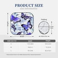 thumbnail image 2 of Kdxio Butterflies Print 2-Piece Sun Shade Front Windshield - Foldable Car Front Window Sunshades For Most Sedans Suv Truck, 2 of 6